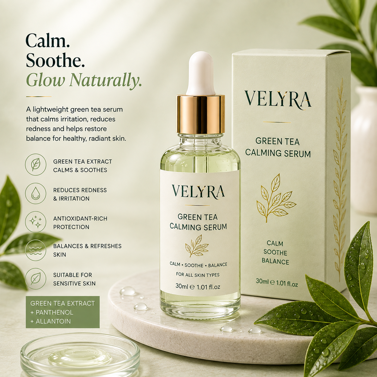 Green Tea Calming Serum